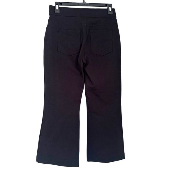 Spanx The Perfect Black Pant Crop Flare Pants Size Medium Petite - Picture 4 of 10